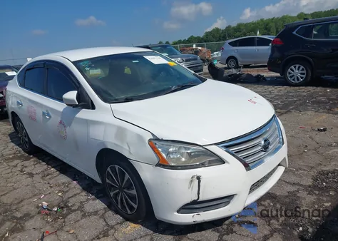 2015 Nissan Sentra Sv z USA, uszkodzony, nr VIN 3N1AB7AP8FL643200